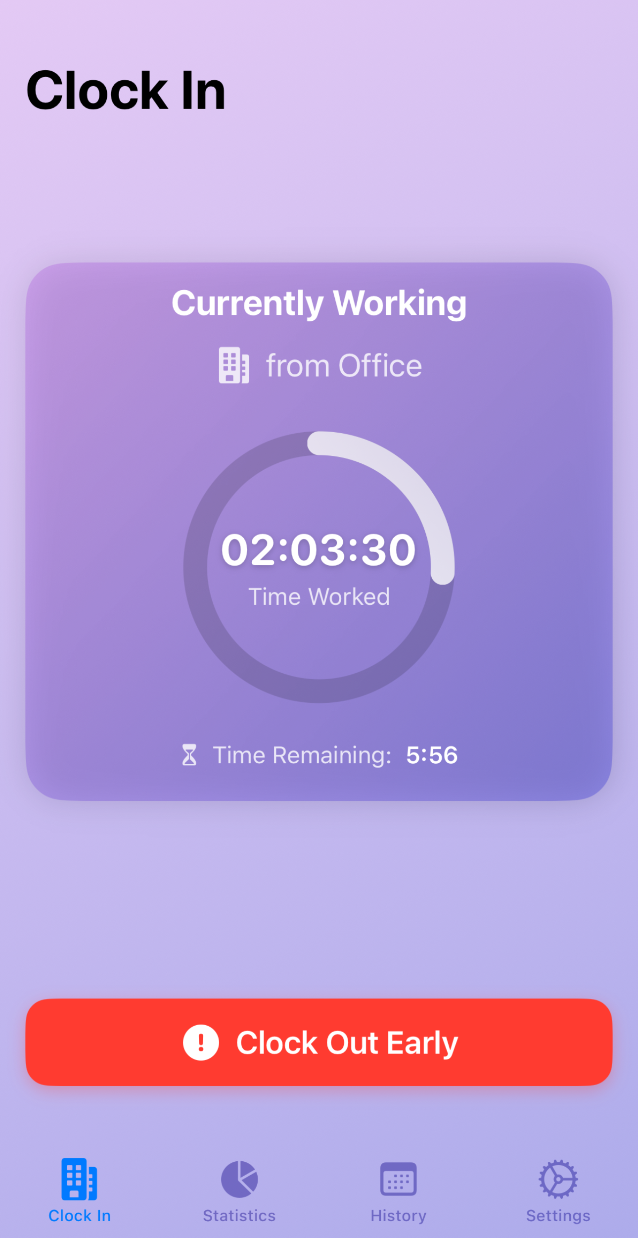 WorkPlace Time Keeper App